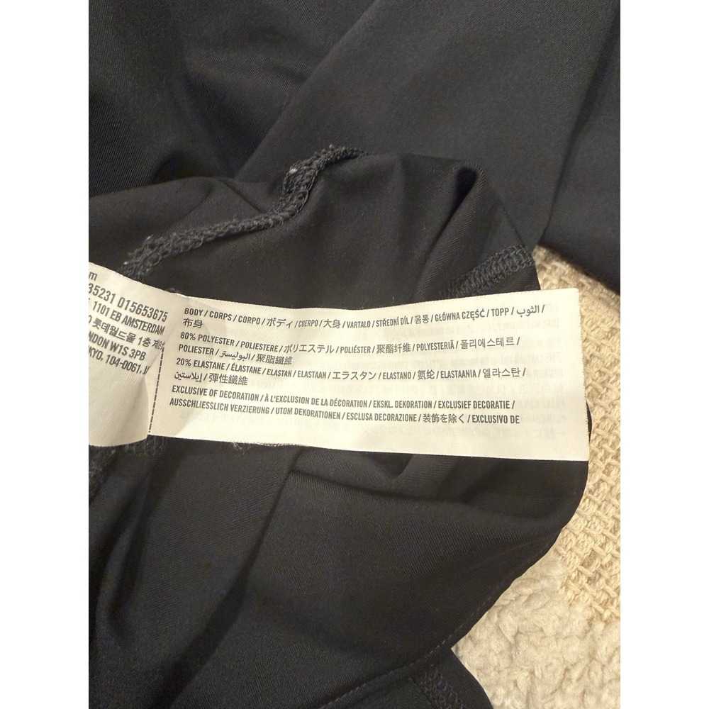 Abercrombie Kids YPB Black Flare Leggings Size 13/14 Buttery Soft Worn Once - Picture 4 of 5